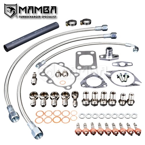 Turbo oil water line install - turbo,