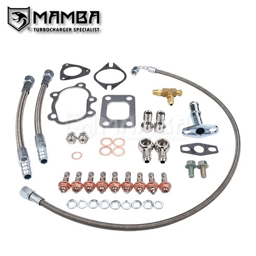 Turbo oil water line - , gasket